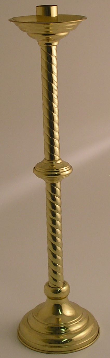 42" Candlestick Polished Brass Chold-4B 2" Socket