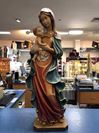 42"Madonna with Child Wood Carving - Made in Italy *AS-IS/FINAL SALE*