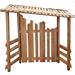 49-1/2 Inch Wood Nativity Stable for Indoor or Outdoor
