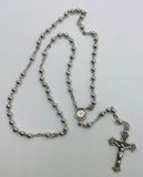 4mm Sterling Silver Rosary Gift Boxed Made in the USA