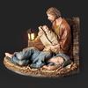 Joseph's Studio 5.7"H Lighted Sleeping Mary with Wood Look Finish Let Mum Rest