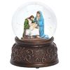 5.7" Musical Holy Family with Animals Waterglobe