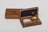 5 Cup Portable Communion Set, Solid Walnut Wooden Case