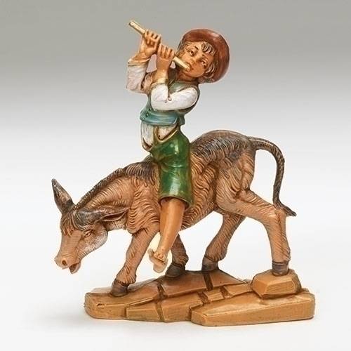 5" Fontanini Dominic, Boy with Donkey *New for 2019*