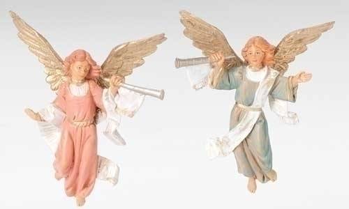 5" Fontanini Trumpeting Angels