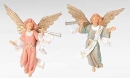 5" Fontanini Trumpeting Angels