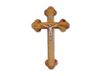 5" Olive Wood Orthodox Wall Cross