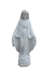 5 White Marble Our Lady of Grace Statue