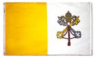 5' x 8' Outdoor Papal Flag