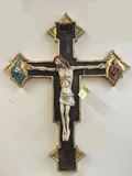 502 Byzantine Cross Ceramic Hand Painted In Italy;31"X 25" #502  77 X 62 Cm