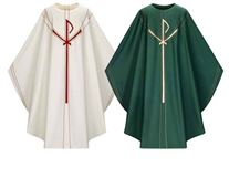 5090 Gothic Chasuble in Dupion Fabric