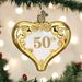 50th Anniversary Heart Ornament