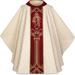 5233 White Gothic Chasuble with Divine Mercy Panel