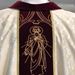 5233 White Gothic Chasuble with Divine Mercy Panel - 56665