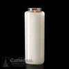 6 Day - 51% Domus Christi white bottle light candle