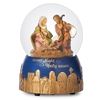 Fontanini 6" Musical Holy Family Water Globe with Bethlehem Town Base