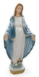 6" Our Lady of Grace Statue Pearlized