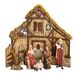 6 Piece Nativity Scene with 12" Stable - 118547