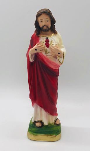 6" Sacred Heart Of Jesus Statue from Italy