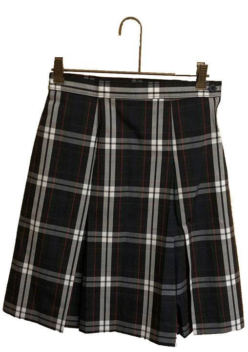 #60 Box Pleat Uniform Skirt