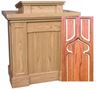 621 Pulpit with Gothic Trim