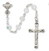 First Communion 6mm Crystal Rosary