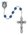 Aurora Borealis Blue September 6mm Rosary
