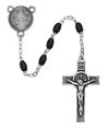 St. Benedict 6mm Black Rosary