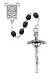 6mm Black Wood Papal Rosary *WHILE SUPPLIES LAST*