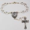 St. Christopher 6mm Crystal Auto Rosary