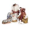 6pc Nativity Figure Set: Holy Family, 8" Angel, Shepherd, Sheep, Donkey *WHILE SUPPLIES LAST*