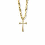 7/8 Inch 14K Gold Filled Maltese Cross Necklace