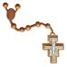 7 Decade Franciscan Crown 8mm Jujube Wood Rosary