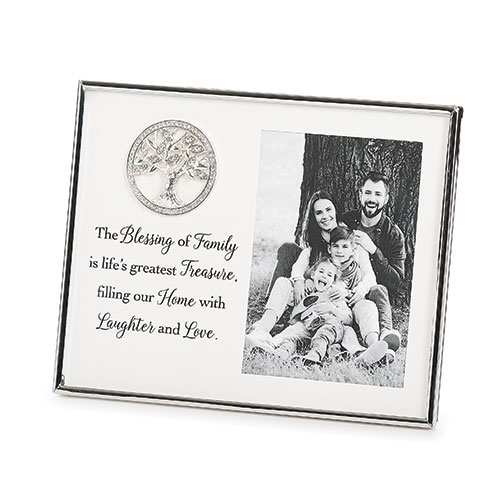Blessing of Family 7 Picture Frame, Holds 4x6 Photo