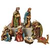 7-Piece Assorted Figurine Resin Nativity Set