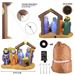 Inflatable Nativity Scene  - 118311