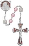 Pink Pearl 7mm Rosary