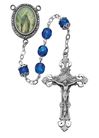 Our Lady of Grace 7mm Blue Bead Rosary