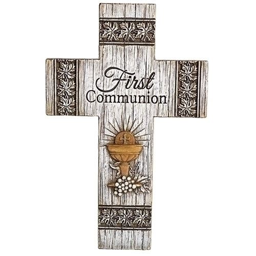 8.75" First Communion Wall Cross