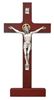8" Cherry Standing Crucifix 