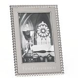 8" First Communion Frame, holds 4x6 photo