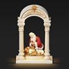 Kneeling Santa in 8" Lighted Arch