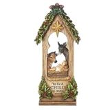 8" Nativity Stable Scene with Baby Jesus and Animals