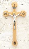 8" RCIA Maple Crucifix 