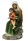 St. Anne with Mary 8" Statue