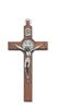 St. Benedict 8" Walnut Wall Crucifix