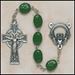 10mm Irish Rosary with Shamrock Beads