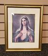8"x10" Immaculate Heart of Mary Framed Print *WHILE SUPPLIES LAST*