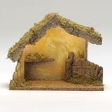 Fontanini 9.25"H Lighted Stable For 5" Scale Nativity Figures