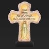 Our Lady of Grace 9.25" LED Standing Cross
